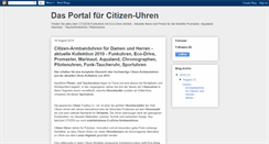 Desktop Screenshot of citizen-uhren.blogspot.com