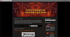 Desktop Screenshot of grotesqueinfestation.blogspot.com