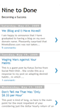 Mobile Screenshot of ninetodone.blogspot.com