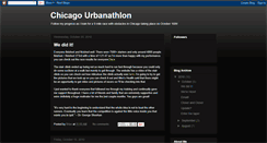 Desktop Screenshot of chicagourbanathlon.blogspot.com
