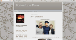 Desktop Screenshot of bostonlakefarm.blogspot.com