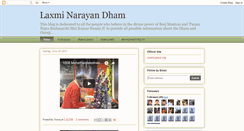 Desktop Screenshot of lakshminarayandham.blogspot.com