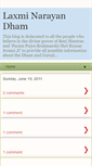 Mobile Screenshot of lakshminarayandham.blogspot.com