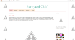 Desktop Screenshot of barnyardchic.blogspot.com