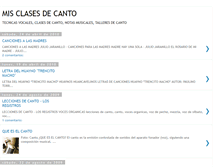 Tablet Screenshot of misclasesdecanto.blogspot.com