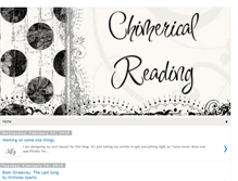 Tablet Screenshot of chimericalreading.blogspot.com