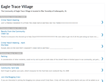 Tablet Screenshot of eagletracevillage.blogspot.com