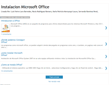 Tablet Screenshot of instalacionoffice.blogspot.com