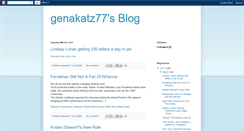 Desktop Screenshot of genakatz77.blogspot.com