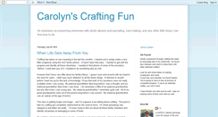 Desktop Screenshot of cjscraftingfun.blogspot.com