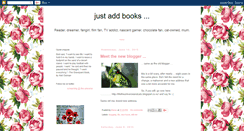 Desktop Screenshot of justaddbooks.blogspot.com