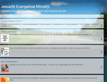 Tablet Screenshot of jesusallnet.blogspot.com
