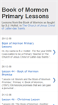 Mobile Screenshot of bookofmormonprimarylessons.blogspot.com