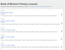 Tablet Screenshot of bookofmormonprimarylessons.blogspot.com