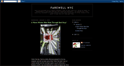 Desktop Screenshot of farewllnyc.blogspot.com