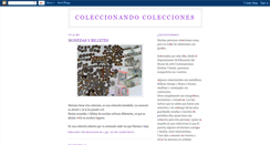Desktop Screenshot of coleccionandocolecciones.blogspot.com