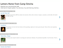 Tablet Screenshot of lettersfromcampsimcha.blogspot.com