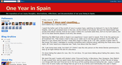 Desktop Screenshot of oneyearinspain.blogspot.com