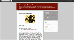 Desktop Screenshot of kongregateguide.blogspot.com