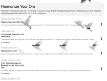 Tablet Screenshot of harmonizeyourom.blogspot.com