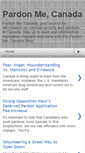Mobile Screenshot of pardonmecanada.blogspot.com