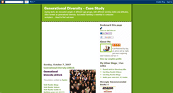 Desktop Screenshot of generationaldiversity.blogspot.com