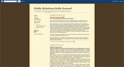 Desktop Screenshot of prjournal.blogspot.com