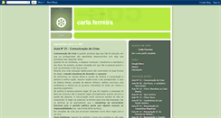 Desktop Screenshot of carlaferreira.blogspot.com