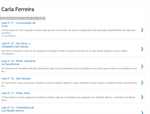 Tablet Screenshot of carlaferreira.blogspot.com