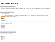 Tablet Screenshot of pensadorcritico.blogspot.com