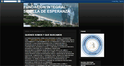 Desktop Screenshot of fundacionintegralsemilladeesperanza.blogspot.com