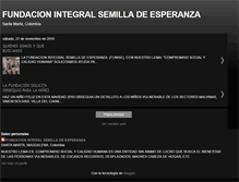 Tablet Screenshot of fundacionintegralsemilladeesperanza.blogspot.com