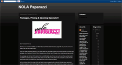 Desktop Screenshot of nolapaparazzi.blogspot.com