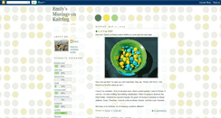Desktop Screenshot of emilysmusingsonknitting.blogspot.com