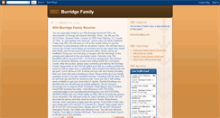 Desktop Screenshot of burridgesrfamily.blogspot.com