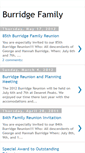 Mobile Screenshot of burridgesrfamily.blogspot.com