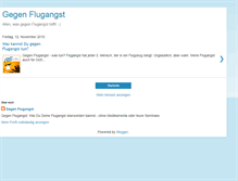 Tablet Screenshot of gegenflugangst.blogspot.com