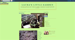 Desktop Screenshot of lauraslittlegarden.blogspot.com