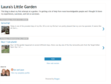 Tablet Screenshot of lauraslittlegarden.blogspot.com