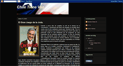 Desktop Screenshot of chiletienevoz.blogspot.com