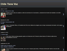 Tablet Screenshot of chiletienevoz.blogspot.com