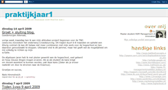 Desktop Screenshot of praktijkjaar1.blogspot.com