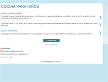 Tablet Screenshot of cocinaparabebes.blogspot.com