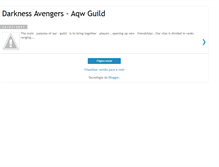 Tablet Screenshot of darknessavengers.blogspot.com