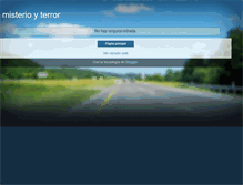 Tablet Screenshot of misterioyterror2.blogspot.com