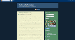 Desktop Screenshot of holinessreformation.blogspot.com