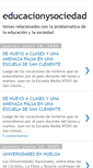 Mobile Screenshot of educacionysociedad.blogspot.com