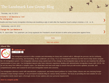 Tablet Screenshot of landmarklaw.blogspot.com