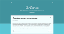 Desktop Screenshot of caosciencia.blogspot.com