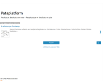 Tablet Screenshot of pataplatform.blogspot.com